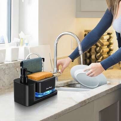 Dispensador de jabón doble para cocina - Imagen 4