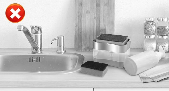 Dispensador De Jabon Para Platos 6 Antes