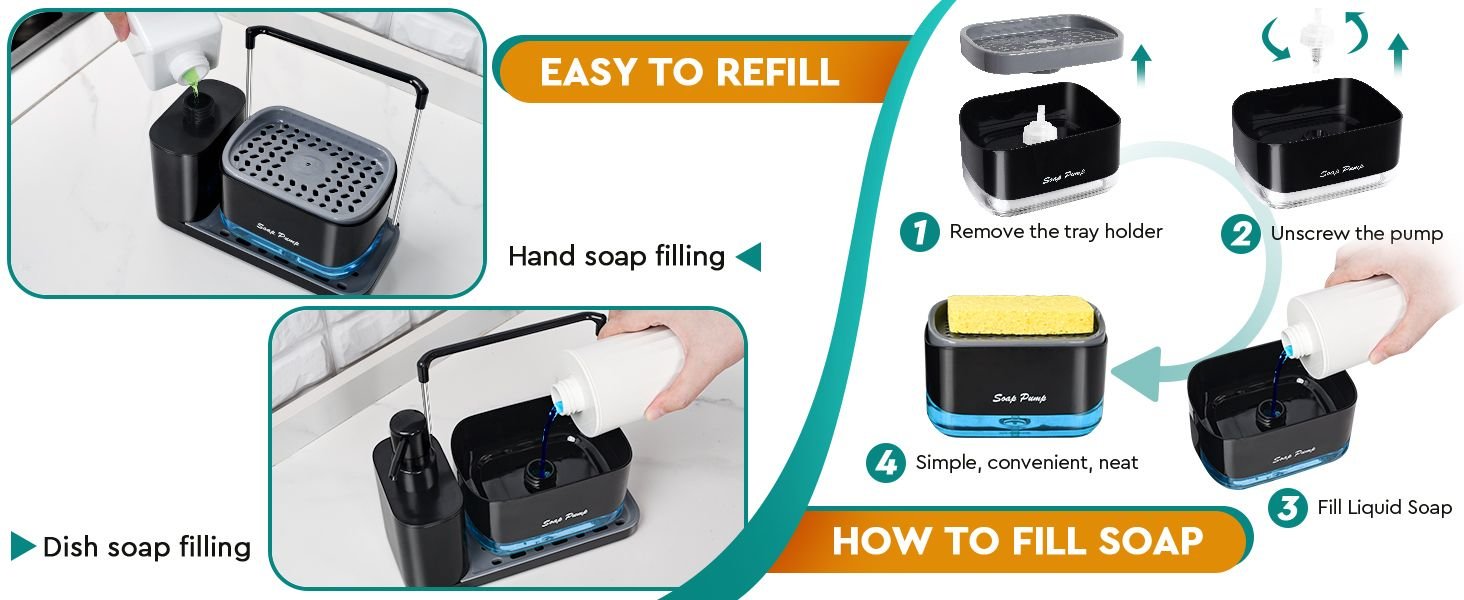 Dispensador De Jabon Para Platos 8