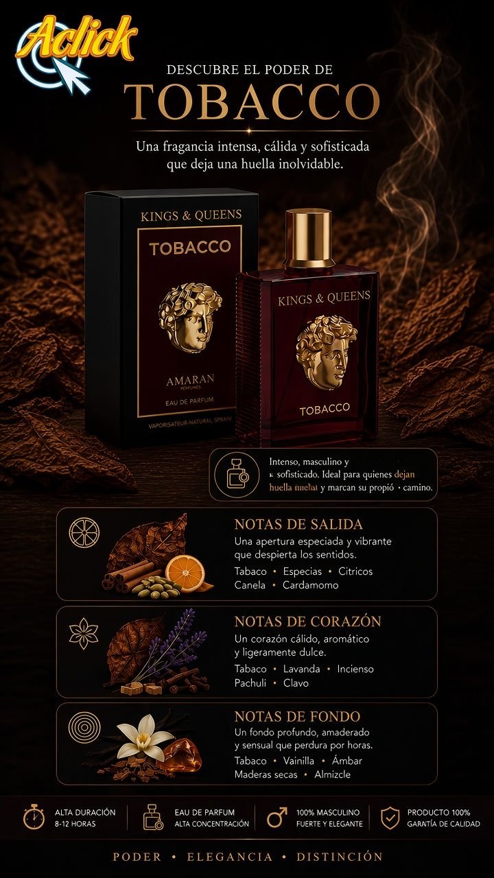 Kings Queens Tobacco Amaran Parfums 4