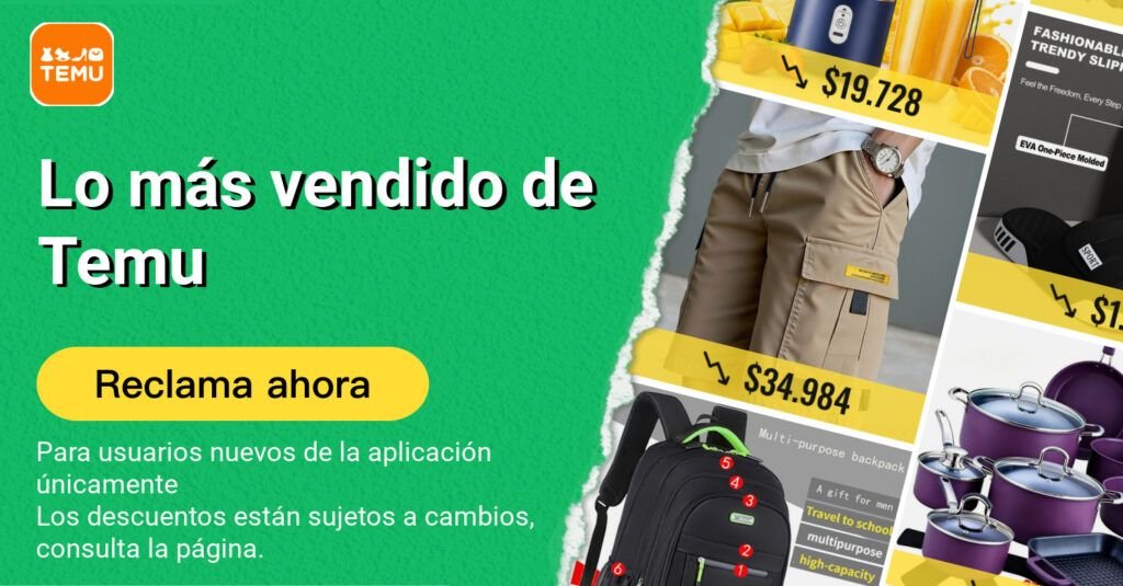 Lo más vendido de Temu