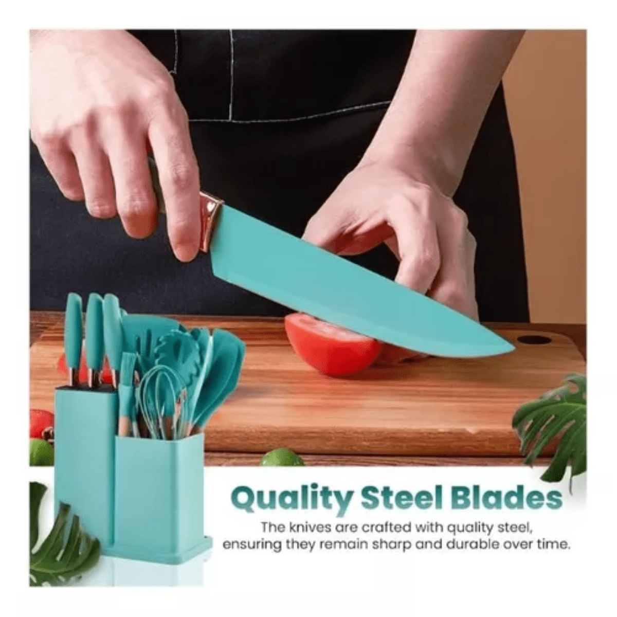 Set Cucharones y Accesorios de Cocina 19pz de Silicona – Utensilios Antiadherentes y Resistentes al Calor - Imagen 3